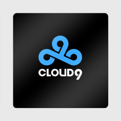 Магнит виниловый Квадрат Cloud9 - esports logo