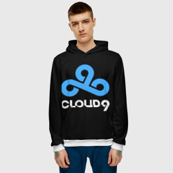 Мужская толстовка 3D Cloud9 - esports logo - фото 2