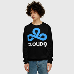 Мужской свитшот 3D Cloud9 - esports logo - фото 2