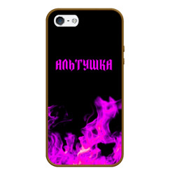 Чехол для iPhone 5/5S матовый Девушка альтушка