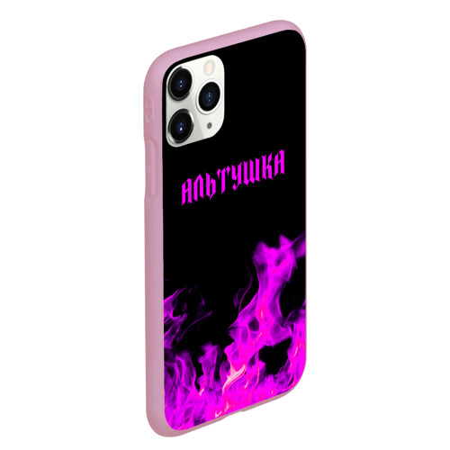 Чехол для iPhone 11 Pro Max матовый Девушка альтушка, цвет розовый - фото 3