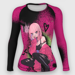 Женский рашгард 3D Альтушка - девочка эмо