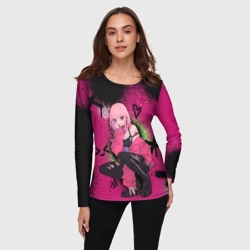 Женский лонгслив 3D Альтушка - девочка эмо - фото 2