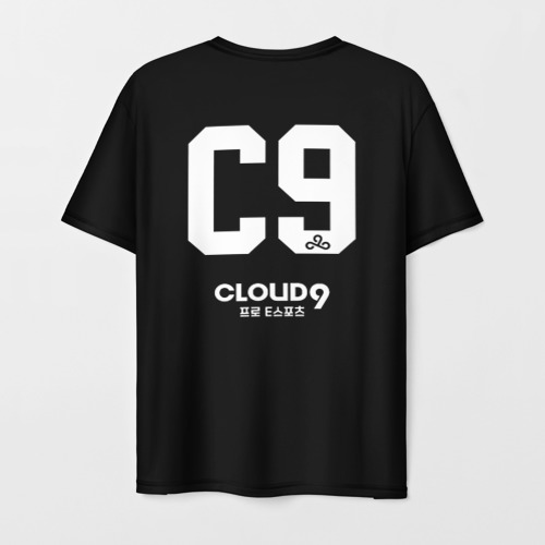 Мужская футболка 3D Cloud9 - esports team, цвет 3D печать - фото 2