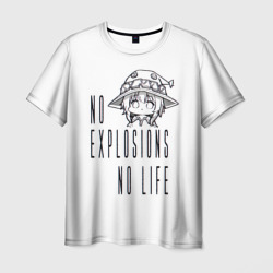 Мужская футболка 3D No explosions no life