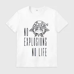 Мужская футболка хлопок No explosions no life