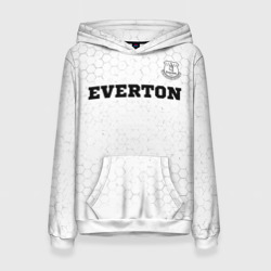 Женская толстовка 3D Everton sport на светлом фоне посередине