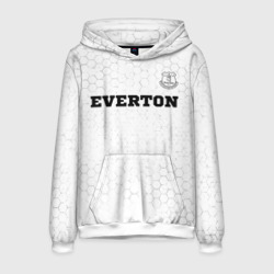 Мужская толстовка 3D Everton sport на светлом фоне посередине