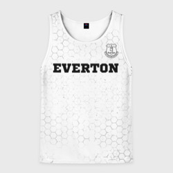 Мужская майка 3D Everton sport на светлом фоне посередине