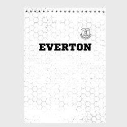 Скетчбук Everton sport на светлом фоне посередине