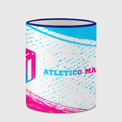 Кружка с полной запечаткой Atletico Madrid neon gradient style по-горизонтали - фото 2