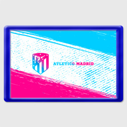 Магнит 45*70 Atletico Madrid neon gradient style по-горизонтали