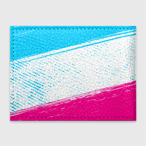 Обложка для студенческого билета Atletico Madrid neon gradient style по-горизонтали - фото 2