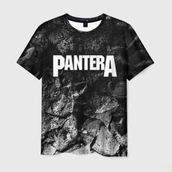 Мужская футболка 3D Pantera black graphite