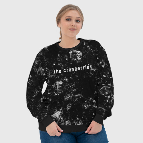 Женский свитшот 3D The Cranberries black ice, цвет 3D печать - фото 6