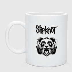 Slipknot - rock panda – Кружка керамическая с принтом купить