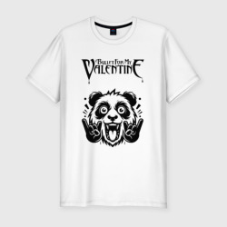 Bullet For My Valentine - rock panda – Мужская футболка хлопок Slim с принтом купить