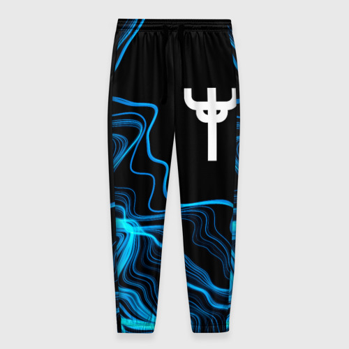 Мужские брюки 3D Judas Priest sound wave, цвет 3D печать