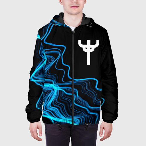 Мужская куртка 3D Judas Priest sound wave, цвет 3D печать - фото 4