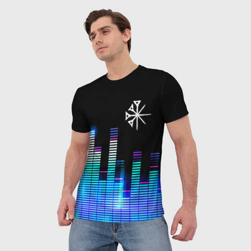 Мужская футболка 3D Nightwish эквалайзер, цвет 3D печать - фото 3