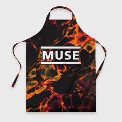 Фартук 3D Muse red lava