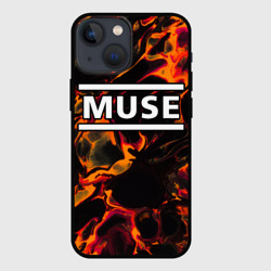 Чехол для iPhone 13 mini Muse red lava