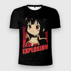 Мужская футболка 3D Slim Megumin Explosion