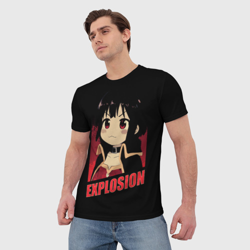 Мужская футболка 3D Megumin Explosion, цвет 3D печать - фото 3