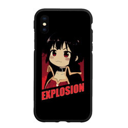 Чехол для iPhone XS Max матовый Megumin Explosion