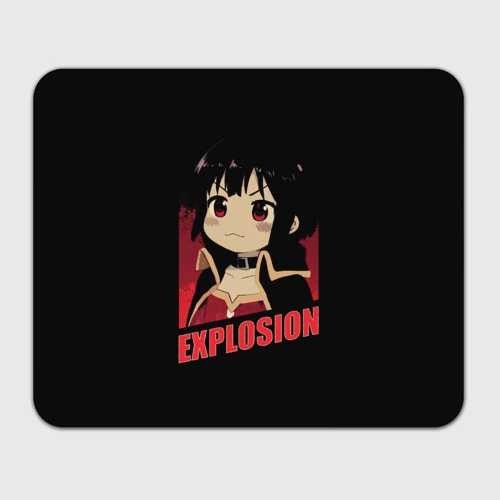 Прямоугольный коврик для мышки Megumin Explosion
