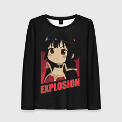 Женский лонгслив 3D Megumin Explosion