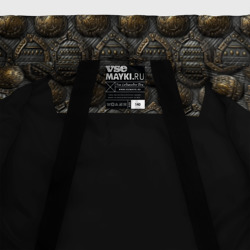 Куртка с принтом Темная классическая броня для любого человека, вид спереди №5. Цвет основы: черный