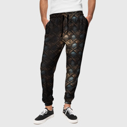 Классическая  старая броня текстура – Мужские брюки 3D с принтом купить