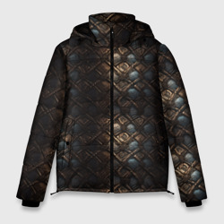 Классическая  старая броня текстура – Мужская зимняя куртка 3D с принтом купить