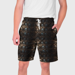 Классическая  старая броня текстура – Мужские шорты 3D с принтом купить