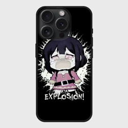 Чехол силиконовый для Apple iPhone 15 Pro матовый Chibi Megumin Explosion