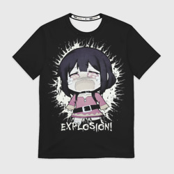 Мужская футболка 3D Chibi Megumin Explosion