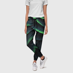 Green dark    abstract geometry style – Женские брюки 3D с принтом купить
