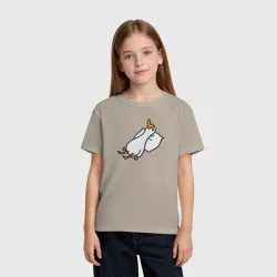 Детская футболка хлопок Гусь пожалуй поваляюсь - фото 2