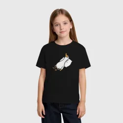 Детская футболка хлопок Гусь пожалуй поваляюсь - фото 2