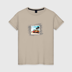 Cruising  style – Женская футболка хлопок с принтом купить со скидкой в -20%