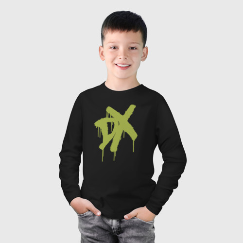 Детский лонгслив хлопок D-Generation X 2006, цвет черный - фото 3