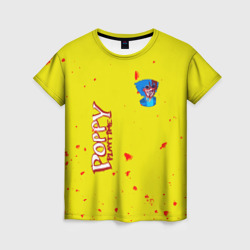 Poppy Playtime Хагги Вагги монстр – Женская футболка 3D с принтом купить со скидкой в -26%