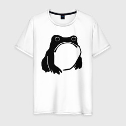 Лягушка сидит – Мужская футболка хлопок с принтом купить со скидкой в -20%