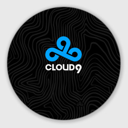 Круглый коврик для мышки Cloud9 hi-tech