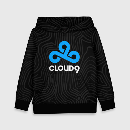 Детская толстовка 3D Cloud9 hi-tech, цвет черный