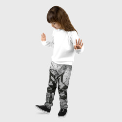Детские брюки 3D Грязное разбитое стекло в пятнах - фото 2