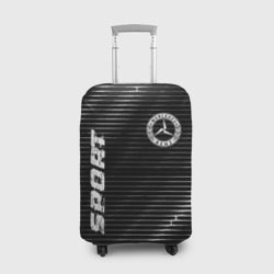 Чехол для чемодана 3D Mercedes sport metal