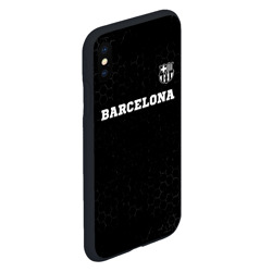 Чехол для iPhone XS Max матовый Barcelona sport на темном фоне посередине - фото 2