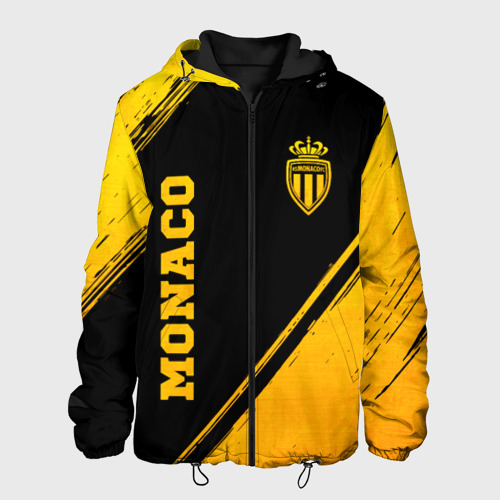 Мужская куртка 3D Monaco - gold gradient вертикально, цвет 3D печать